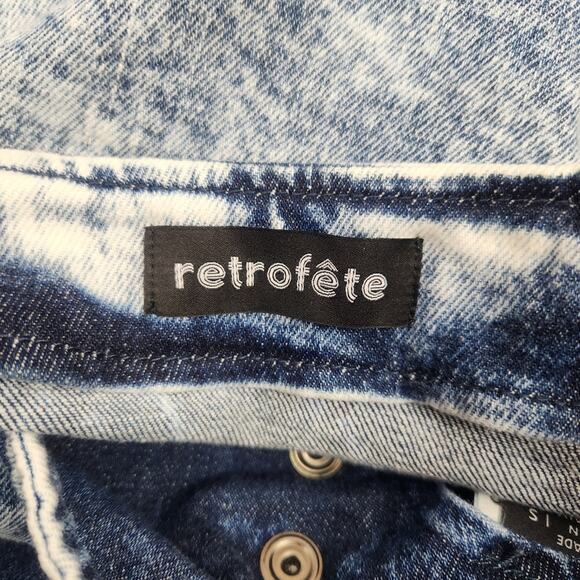 Retrofete Willa Skirt in Light Blue Acid Size Small - Picture 6 of 9